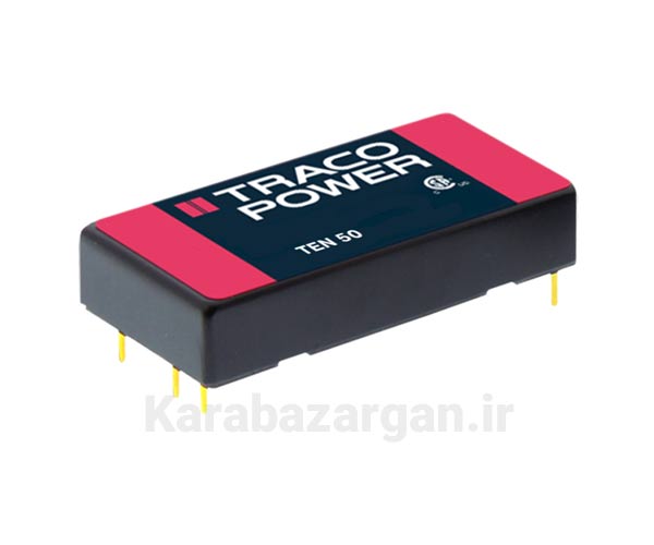 مبدل DC‑DC ایزوله Traco Power TEN 50‑4810 – توان 33 وات