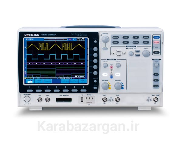 اسیلوسکوپ دیجیتال سری GDS-2000E برند GW Instek دو و چهار کاناله