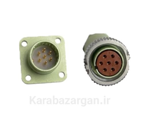 کانکتور طلایی روسی PY04-7Pin هفت پین