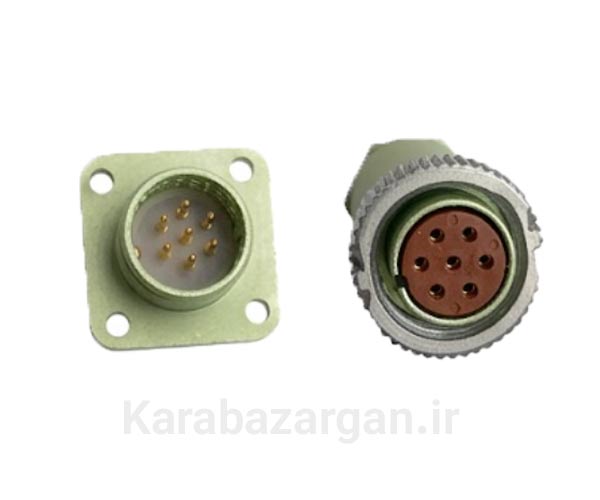 کانکتور طلایی روسی PY04-7Pin هفت پین